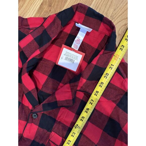 Men's Big & Tall Size 2XL Red Buffalo Check Flannel Pajama Set - Wondershop™ NEW - Picture 10 of 16